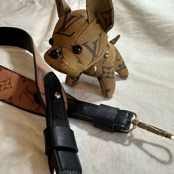 Crossbody replaceable initial strap & Dog purse Charm - Picture 2 of 10